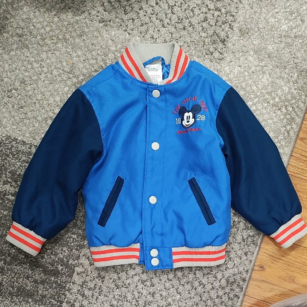 Disney Blue and Gray Kids Jacket